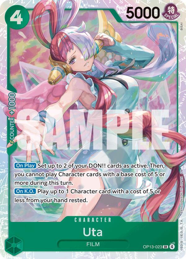 One Piece TCG! Uta - Carrying On His Will (OP13)