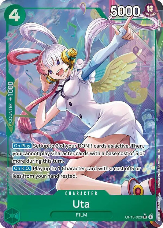 One Piece TCG! Uta (Alternate Art) - Carrying On His Will (OP13)