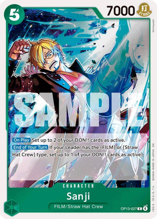 One Piece TCG! Sanji - Carrying On His Will (OP13)