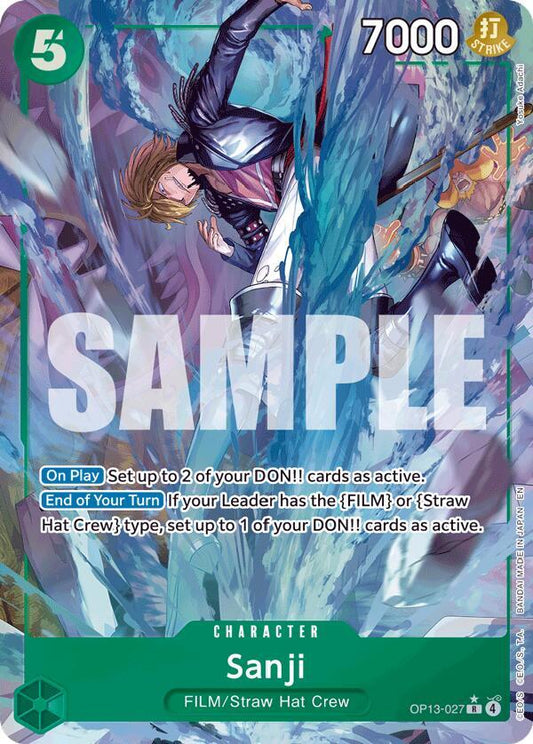 One Piece TCG! Sanji (Alternate Art) - Carrying On His Will (OP13)