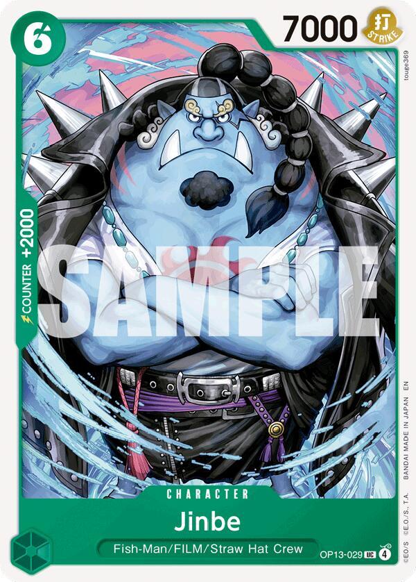 One Piece TCG! Jinbe - Carrying On His Will (OP13)