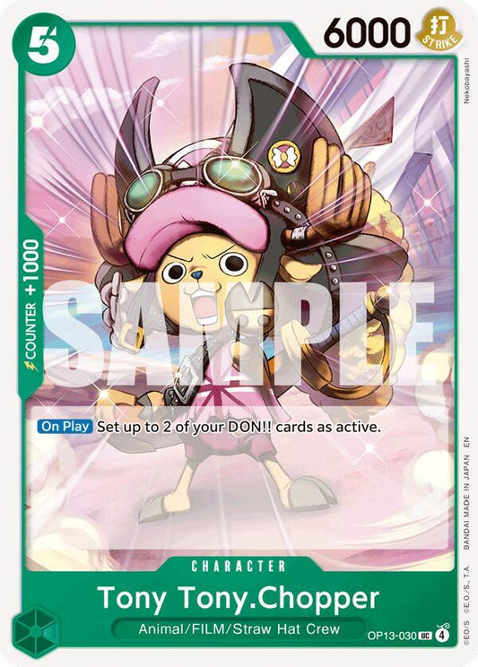 One Piece TCG! Tony Tony.Chopper - Carrying On His Will (OP13)