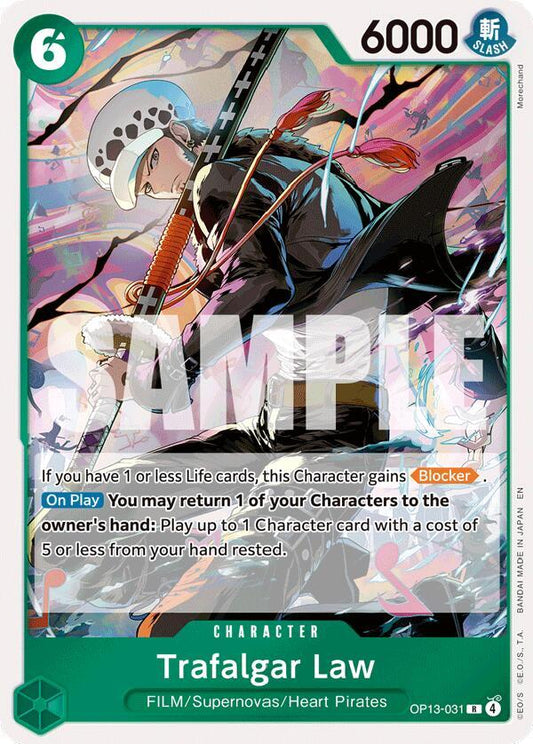 One Piece TCG! Trafalgar Law - Carrying On His Will (OP13)