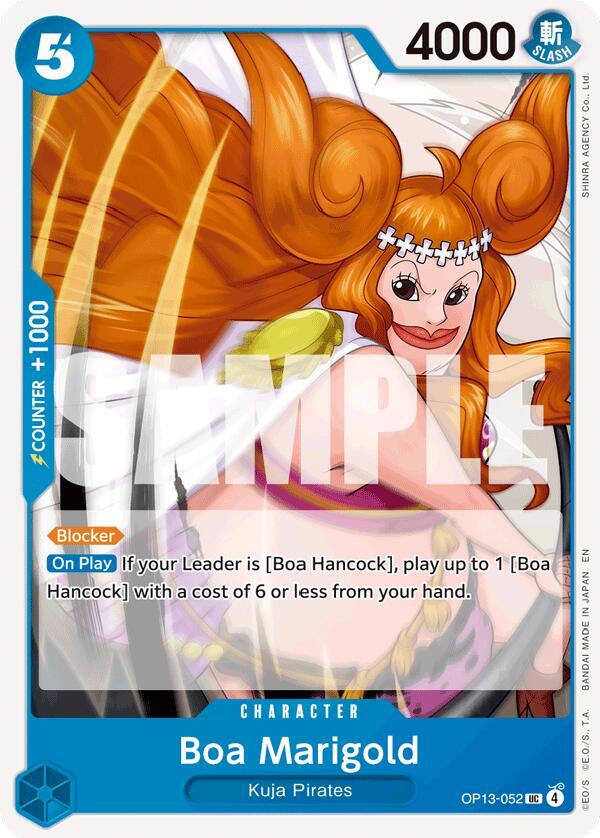 One Piece TCG! Boa Marigold - Carrying On His Will (OP13)