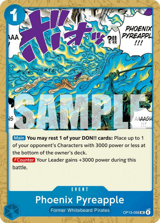 One Piece TCG! Phoenix Pyreapple - Carrying On His Will (OP13)