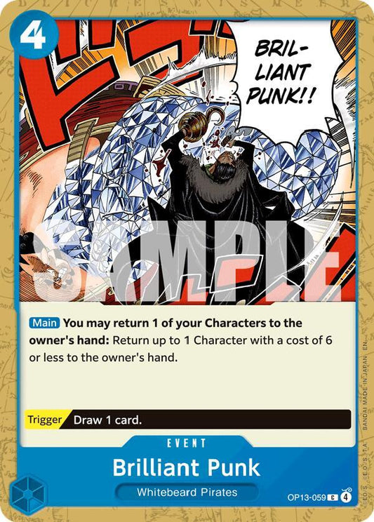 One Piece TCG! Brilliant Punk - Carrying On His Will (OP13)