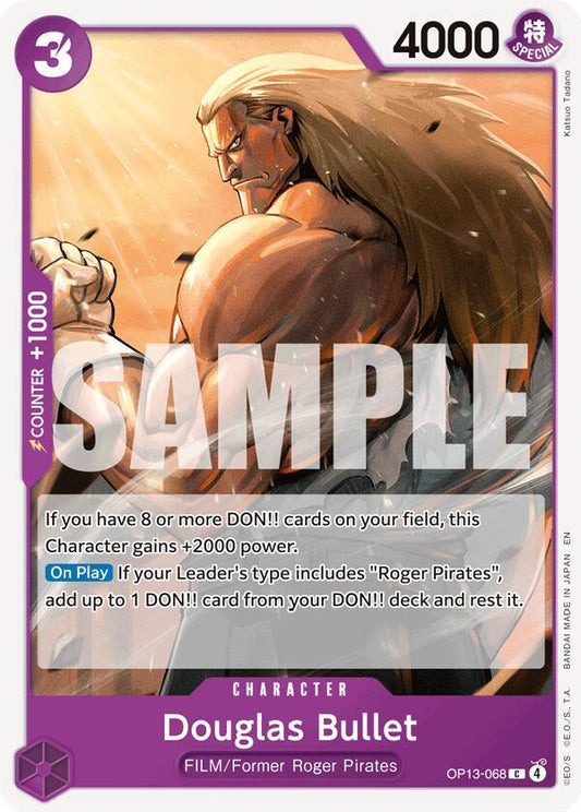 One Piece TCG! Douglas Bullet - Carrying On His Will (OP13)