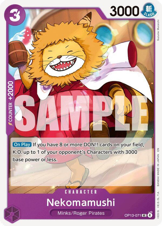 One Piece TCG! Nekomamushi - Carrying On His Will (OP13)