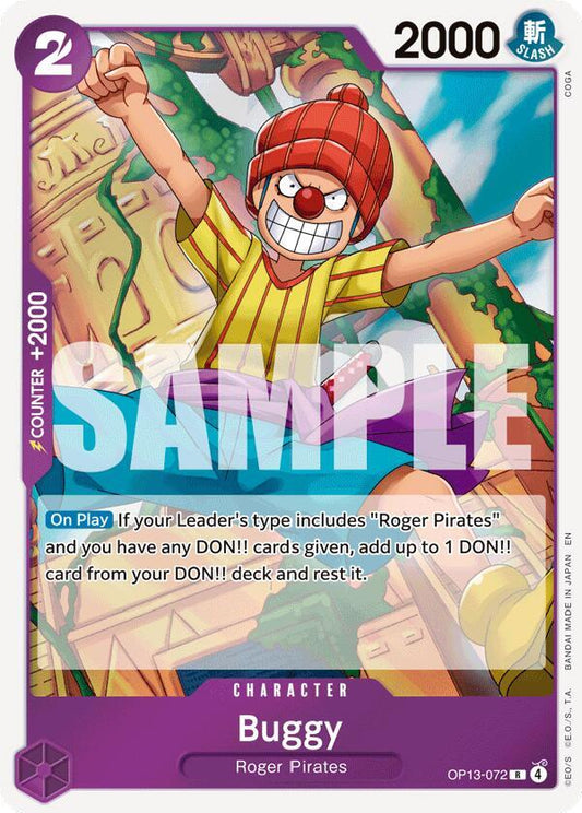 One Piece TCG! Buggy - Carrying On His Will (OP13)