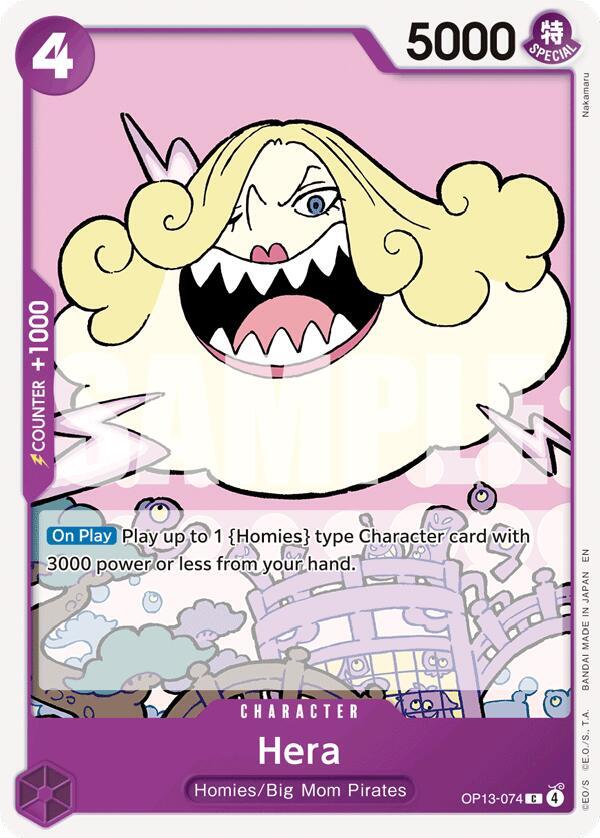 One Piece TCG! Hera - Carrying On His Will (OP13)