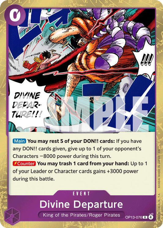One Piece TCG! Divine Departure - Carrying On His Will (OP13)