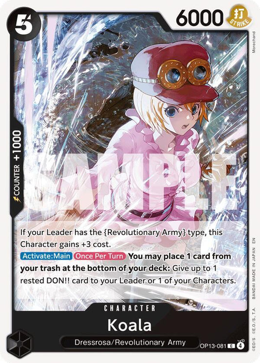 One Piece TCG! Koala - Carrying On His Will (OP13)