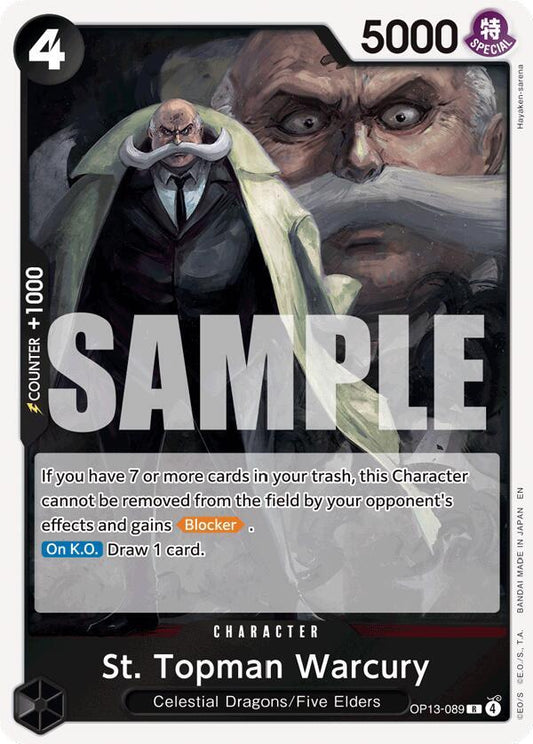 One Piece TCG! St. Topman Warcury - Carrying On His Will (OP13)