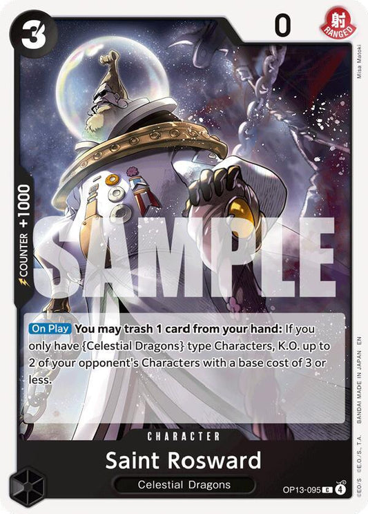 One Piece TCG! Saint Rosward - Carrying On His Will (OP13)