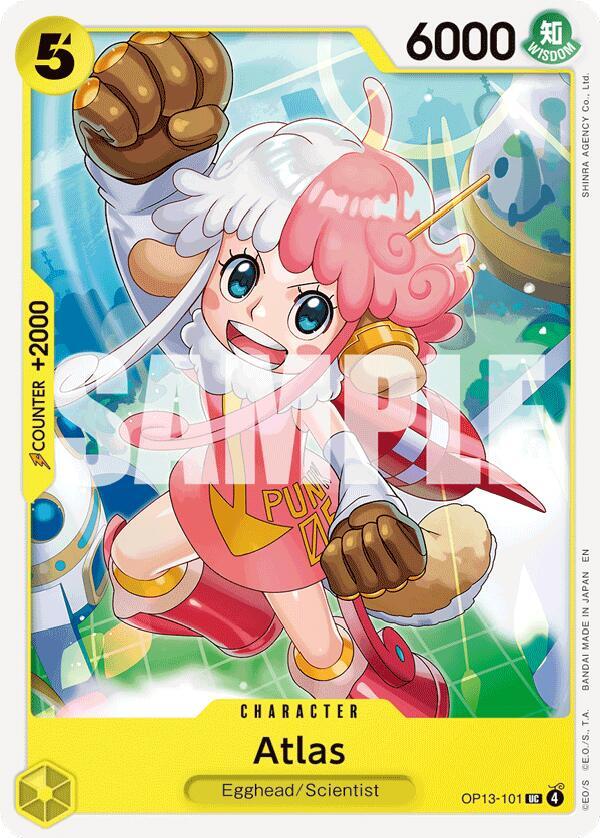 One Piece TCG! Atlas - Carrying On His Will (OP13)