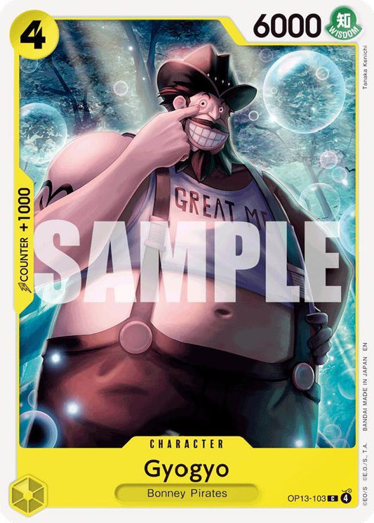 One Piece TCG! Gyogyo - Carrying On His Will (OP13)