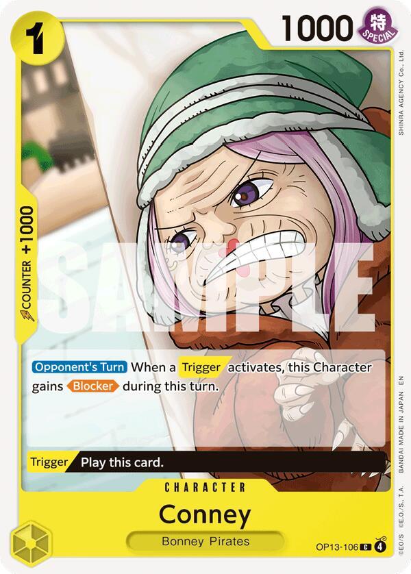 One Piece TCG! Conney - Carrying On His Will (OP13)
