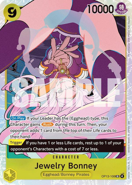 One Piece TCG! Jewelry Bonney (108) - Carrying On His Will (OP13)