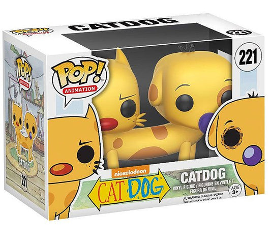 Funko Pop! Nickelodeon CatDog 221 Figure + Pop Protector