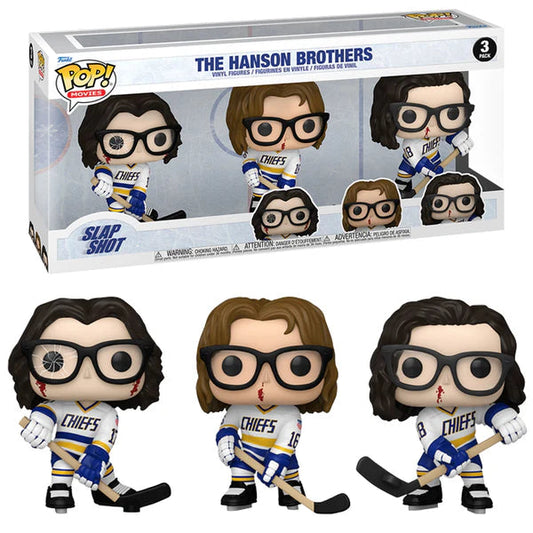 Funko Pop! Slap Shot - The Hanson Brothers 3 Pack Figure Set
