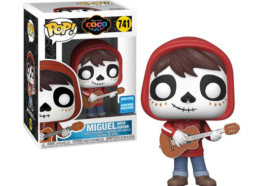 Funko Pop! Disney Pixar Coco Miguel with Guitar 741 Funko 2020 Wondrous Convention Exclusive + Free Protector