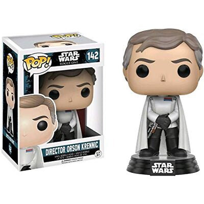 Funko Pop! Star Wars Rogue One - Director Orson Kennic 142 Figure + Pop Protector