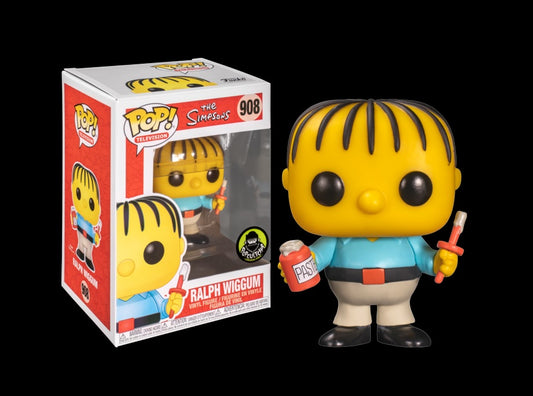 Funko Pop! The Simpsons - Ralph Wiggum 908 Popultcha Exclusive (VAULTED) + Free Protector