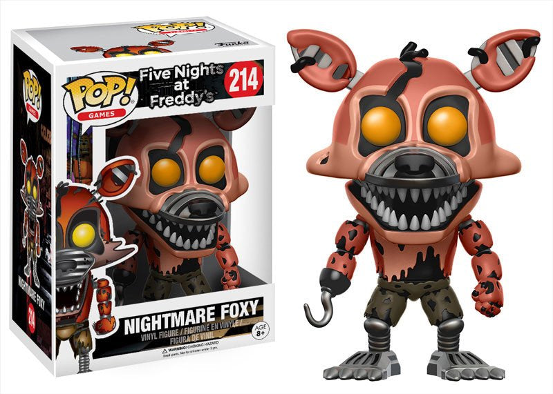 Funko Pop! FNAF: Five Nights at Freddy’s - Nightmare Foxy 214 (VAULTED) + Free Protector