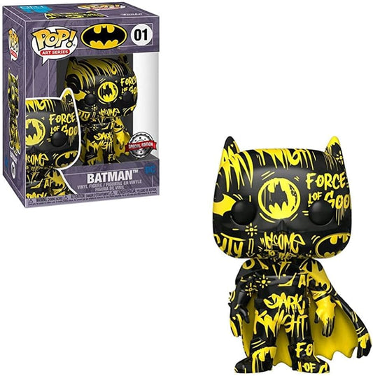 Funko Pop! DC Batman 01 Art Series Special Edition + Free Hardstack Protector (blemish in protector)