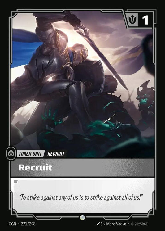 Riftbound TCG! Recruit (271) // Buff - Origins (OGN)