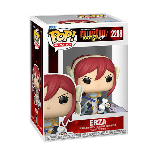 Funko Pop! Fairy Tail 100 Years Quest - Erza 2288 Figure + Pop Protector