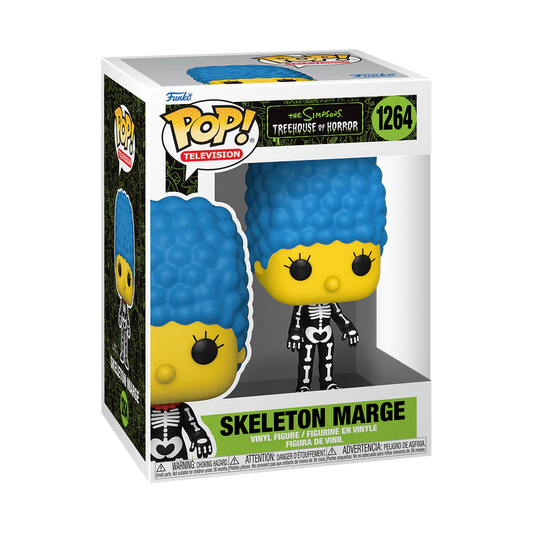 Funko POP! Television - Treehouse of horror - #1264 Skeleton Marge + PROTECTOR!
