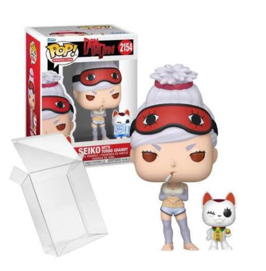 Funko Pop! DanDaDan - Seiko with Turbo Granny 2154 Funko Special Edition Figure + Pop Protector