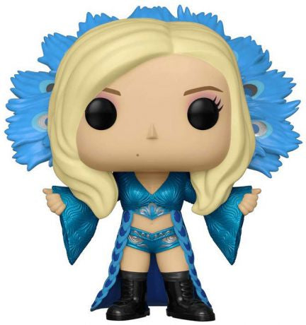 Funko Pop! WWE Charlotte Flair 62 (Blue Outfit) + Pop Protector