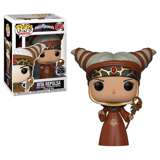 Funko Pop! Saban's Power Rangers 25 Years - Rita Repulsa 665 + Free Protector (VAULTED)