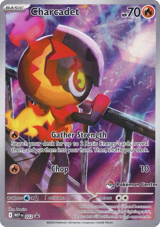 Pokemon TCG! Charcadet - 022 (Pokemon Center Exclusive) - ME: Mega Evolution Promo (MEP)