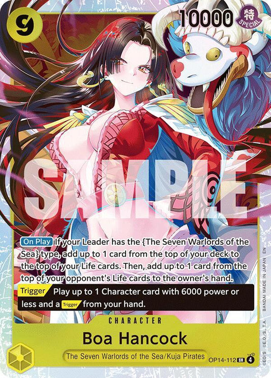 One Piece TCG! Boa Hancock - OP14-112 - The Azure Sea's Seven (OP14)