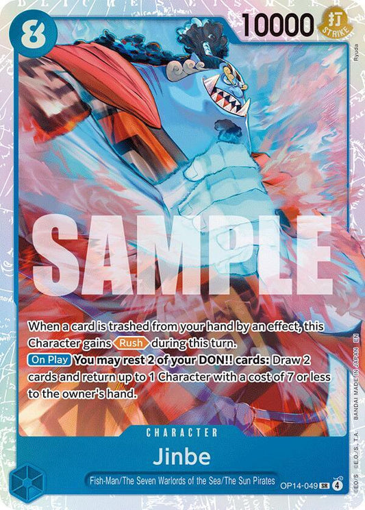 One Piece TCG! Jinbe - OP14-049 - The Azure Sea's Seven (OP14)