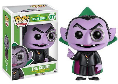 Funko Pop! 123 Sesame Street - The Count 07 (VAULTED) + Free Protector