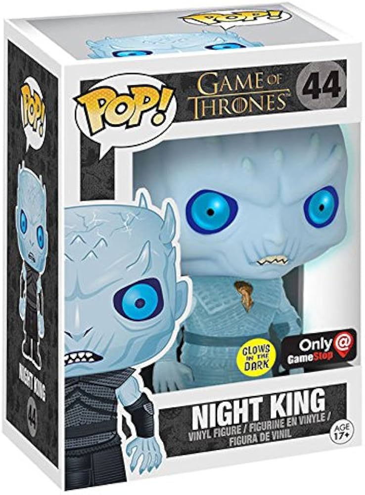 Funko Pop! Game of Thrones - Night King 44 Glows in the Dark GameStop Exclusive (VAULTED) + Free Protector