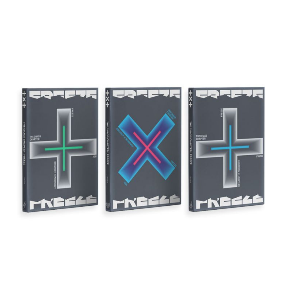 K-pop Tomorrow X Together (TXT) Chaos Chapter : Freeze Album - World Ver. (Blue +)
