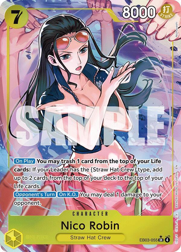 One Piece TCG! Nico Robin (055) (Alternate Art) - Extra Booster: One Piece Heroines Edition (EB-03)