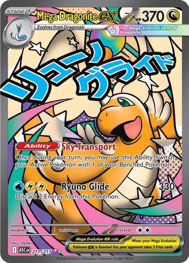Pokemon TCG! Mega Dragonite ex - 271/217 - ME: Ascended Heroes (ASC)