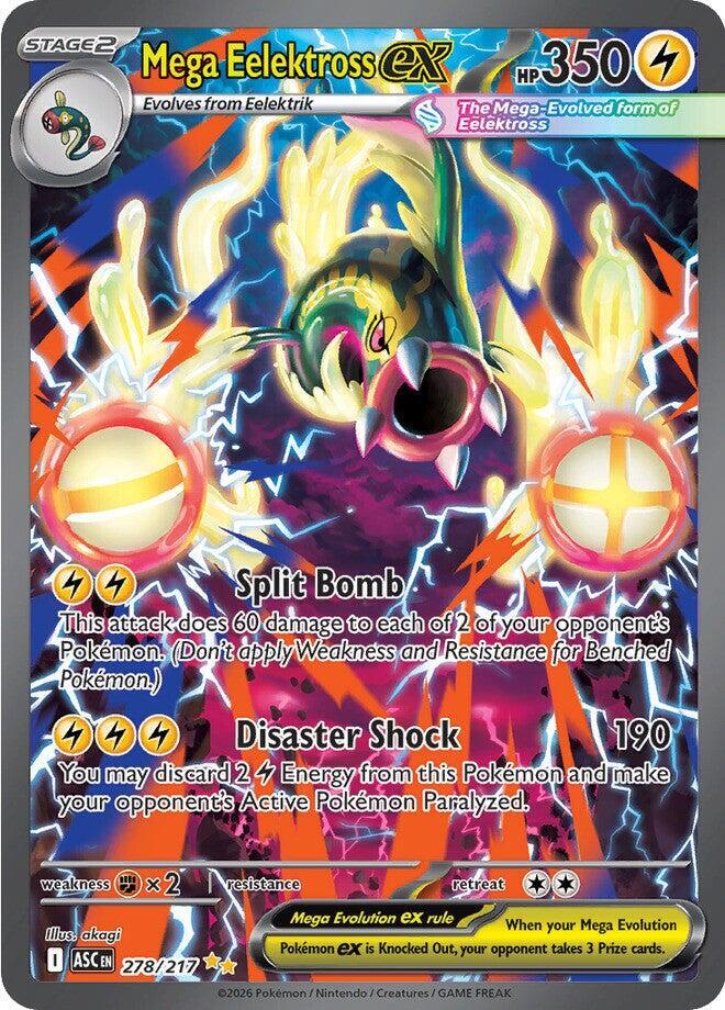 Pokemon TCG! Mega Eelektross ex - 278/217 - ME: Ascended Heroes (ASC)