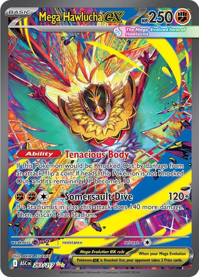 Pokemon TCG! Mega Hawlucha ex - 283/217 - ME: Ascended Heroes (ASC)