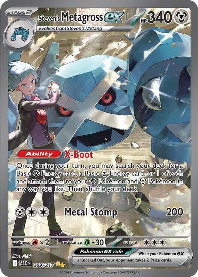 Pokemon TCG! Steven's Metagross ex - ME: Ascended Heroes (ASC)