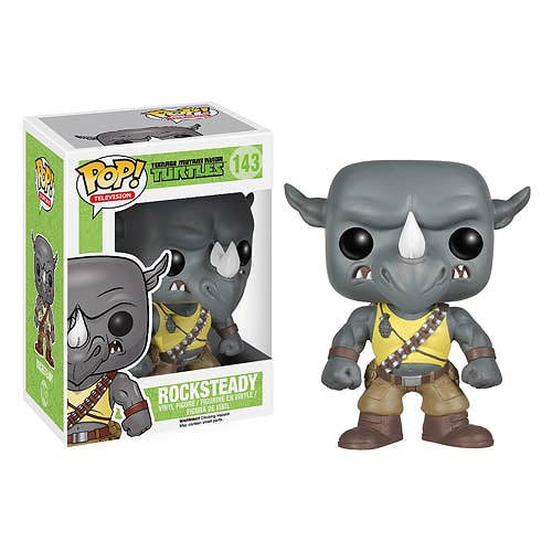 Funko Pop! Teenage Mutant Ninja Turtles Rocksteady 143 + Free Protector (VAULTED)