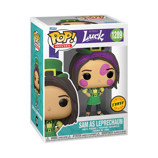 Funko POP! Movies: LUCK - Sam as Leprechaun LIMITED CHASE + Protector!