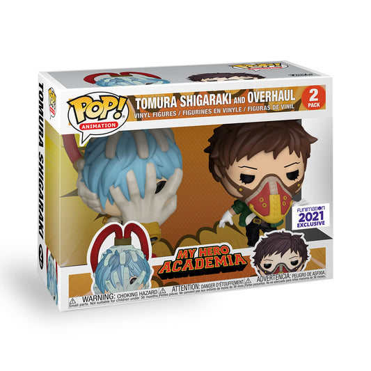 Funko POP! Animation: My Hero Academia - Tomura Shigaraki and Overhaul 2 pack + PROTECTOR!