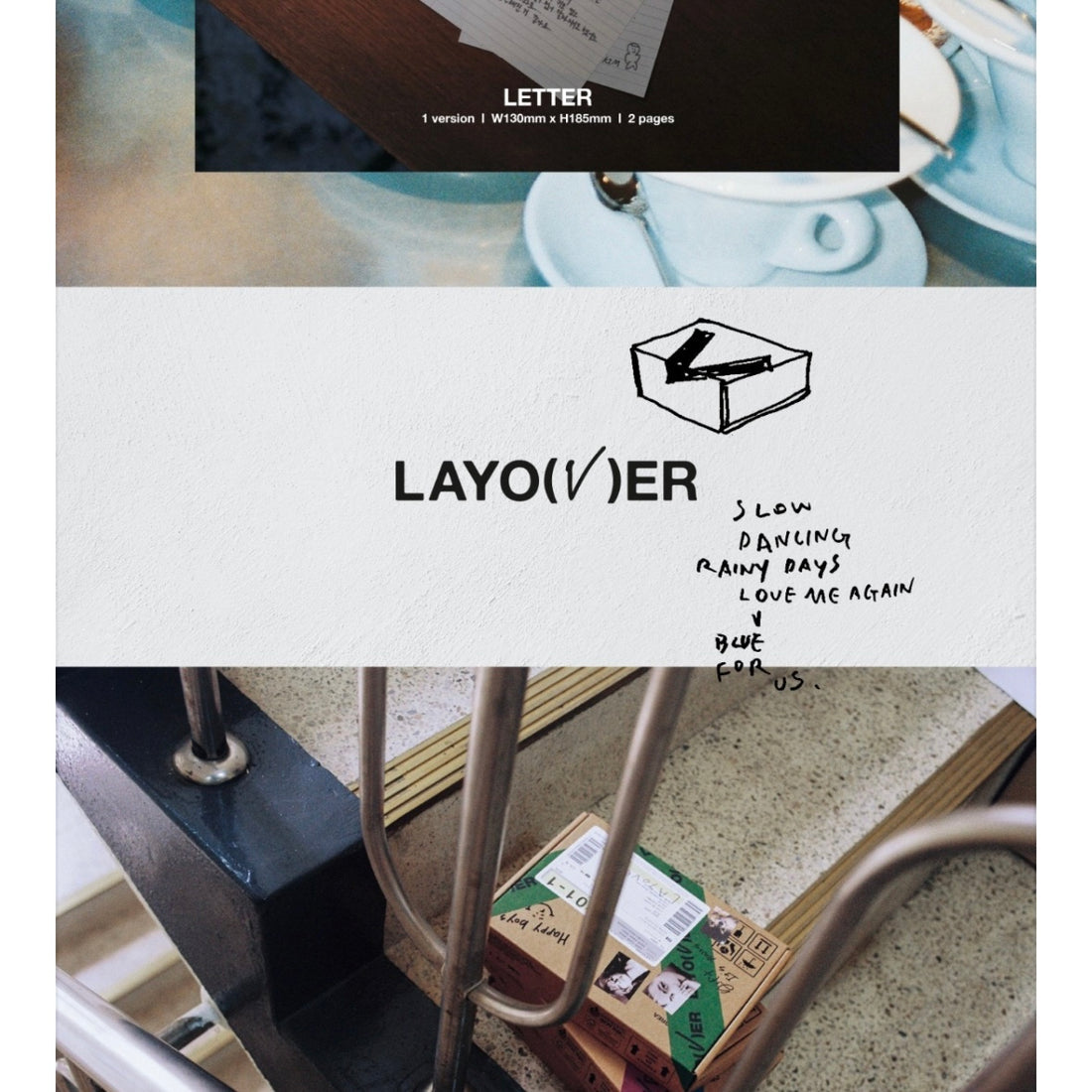 K-POP BTS V - LAYOVER C (PURPLE VER.)